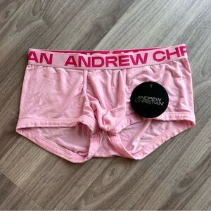 Andrew Christian | Trophy Boy Bamboo Boxer Trunk in Pink (Small)